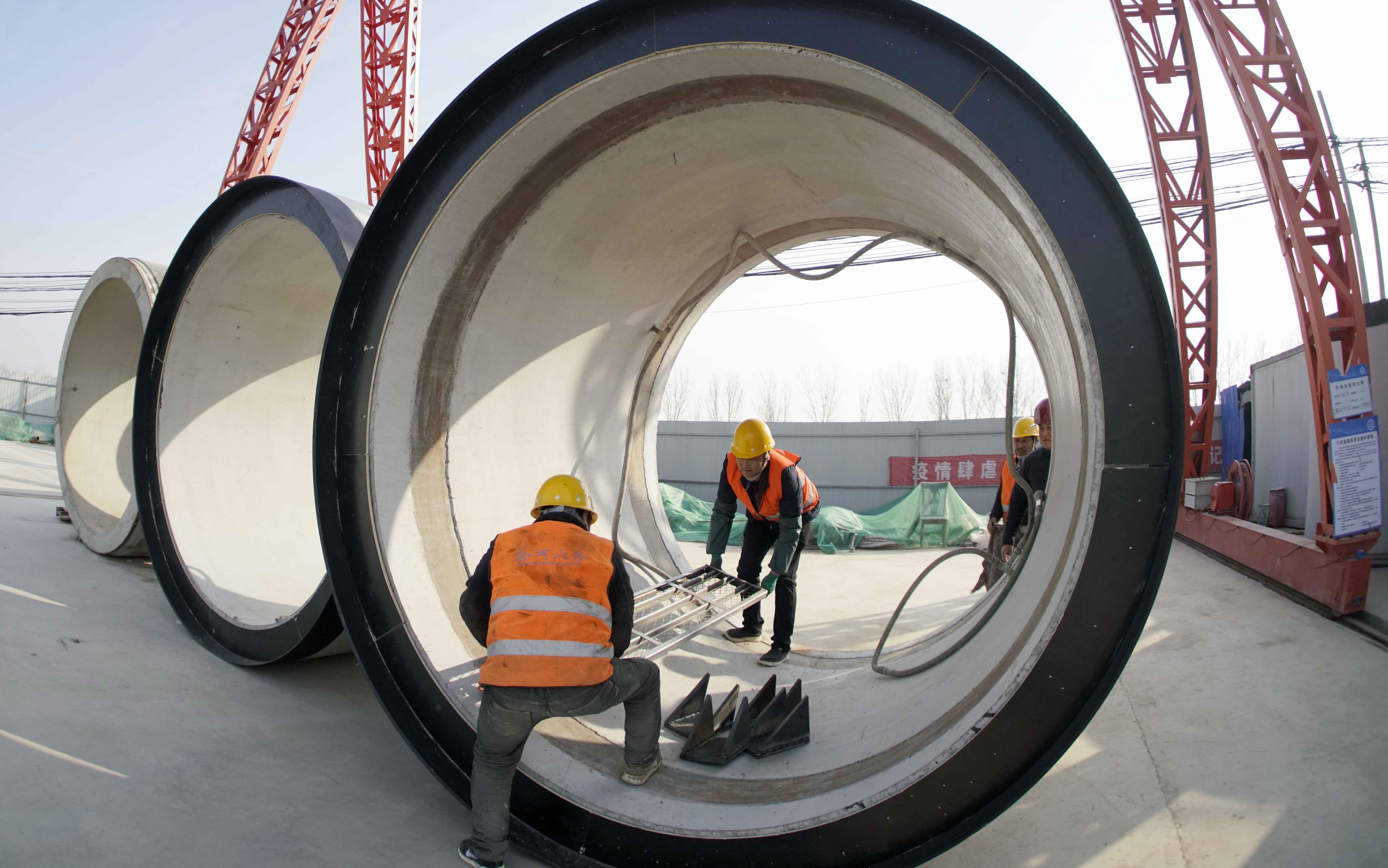 北京热浸涂塑钢管助力南水北调大兴支线复工，地下巨龙精准“穿针引线”