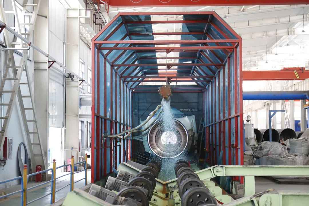 新疆热浸涂塑钢管公司 十二师首家钢管基地正式投产