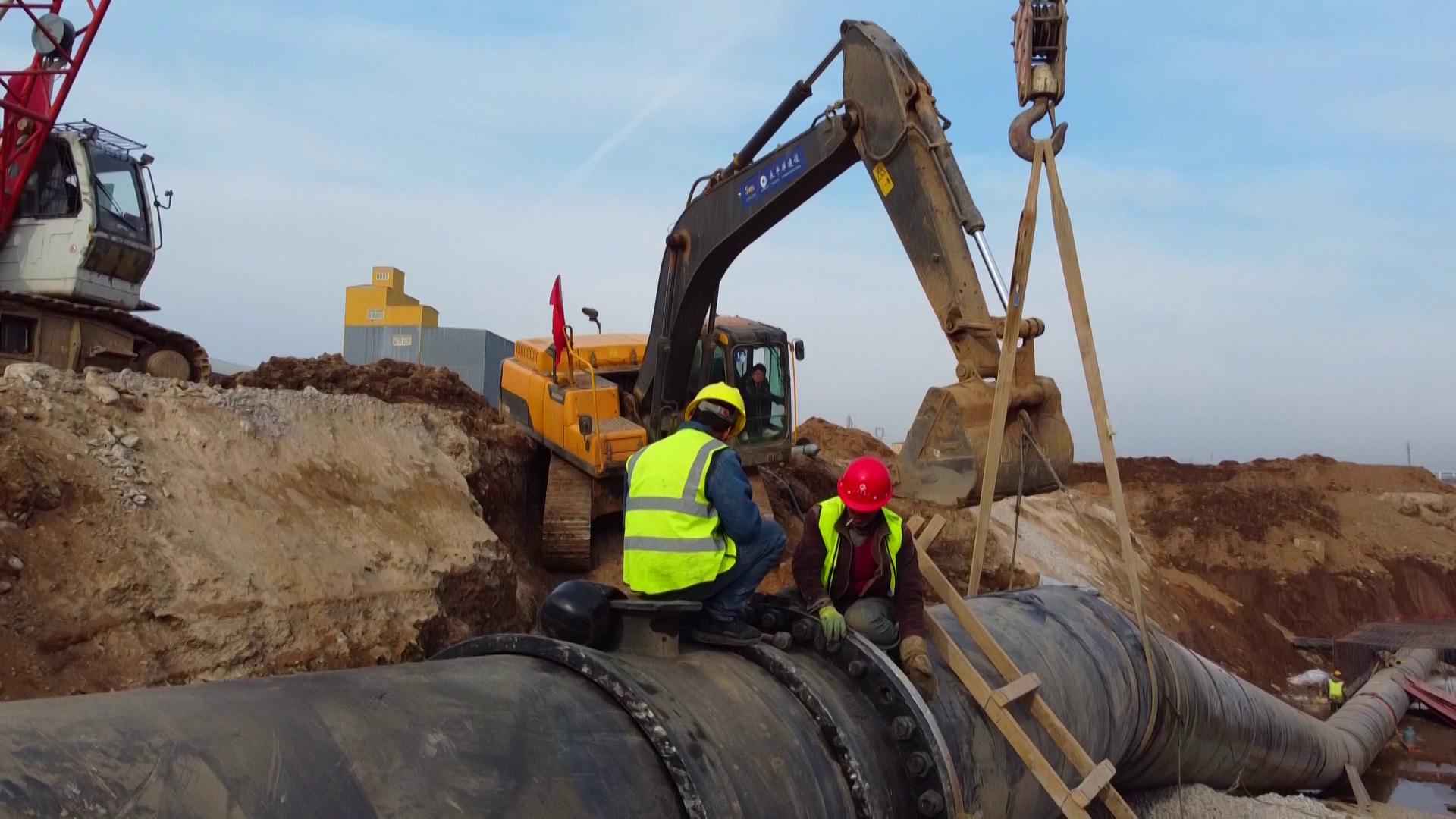 奥仁格管道：阳曲县中社河治理工程的可靠伙伴，全力以赴保工期