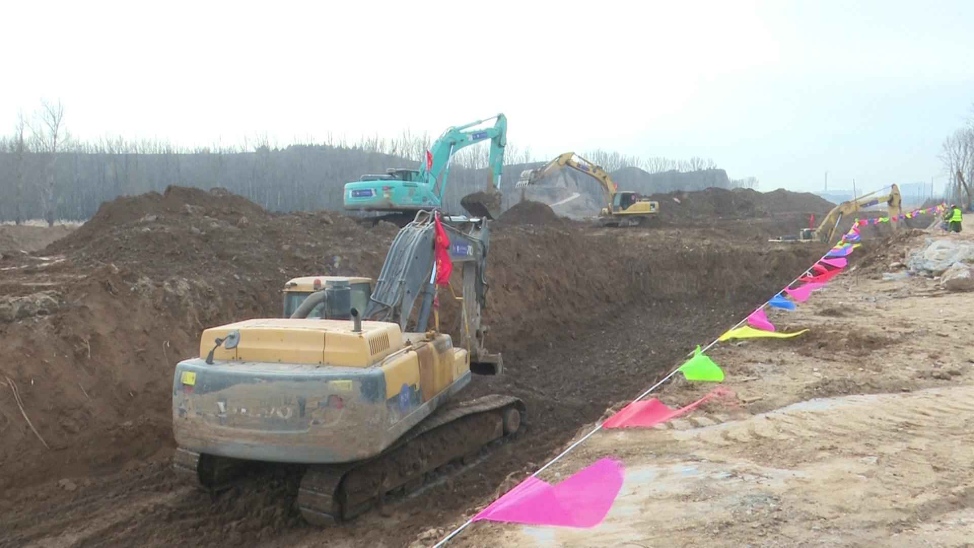 太原热浸涂塑钢管销售 阳曲县中社河河道综合治理工程：全力以赴保工期 为太忻一体化经济区建设作贡献