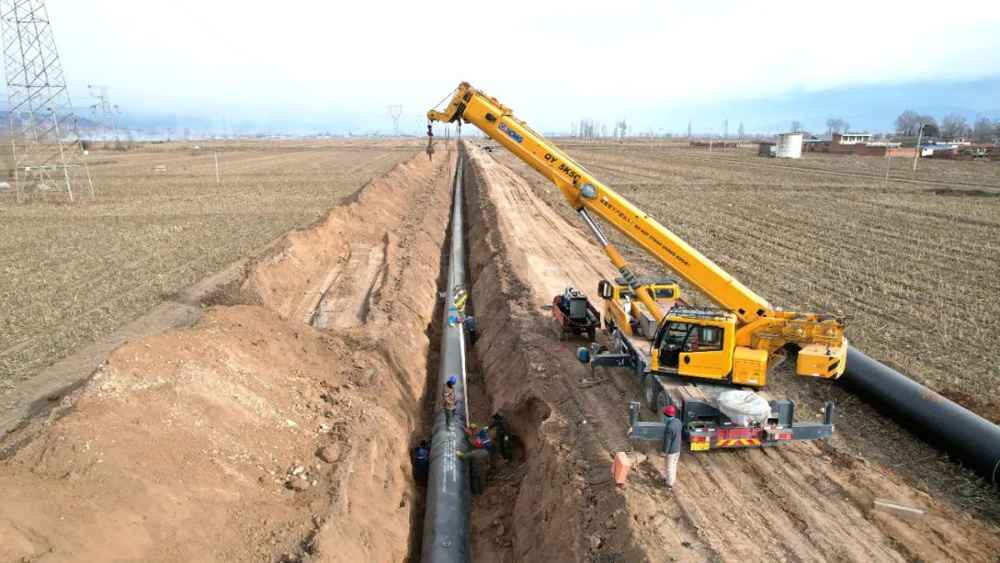 忻州热浸塑电力涂塑钢管 山西大水网第二横忻州水网连通工程项目建设：马不停蹄奔目标